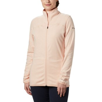 Columbia Firwood Camp Striped Full Zip Fleece, Chamarras Rosas Para Mujer | 394870-PHN